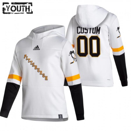 Kinder Pittsburgh Penguins Custom 2020-21 Reverse Retro Pullover Hooded Sweatshirt